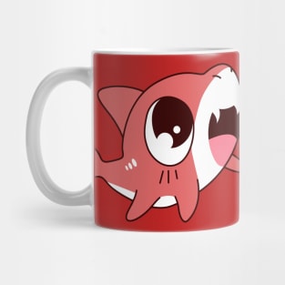 Red Baby Shark Mug